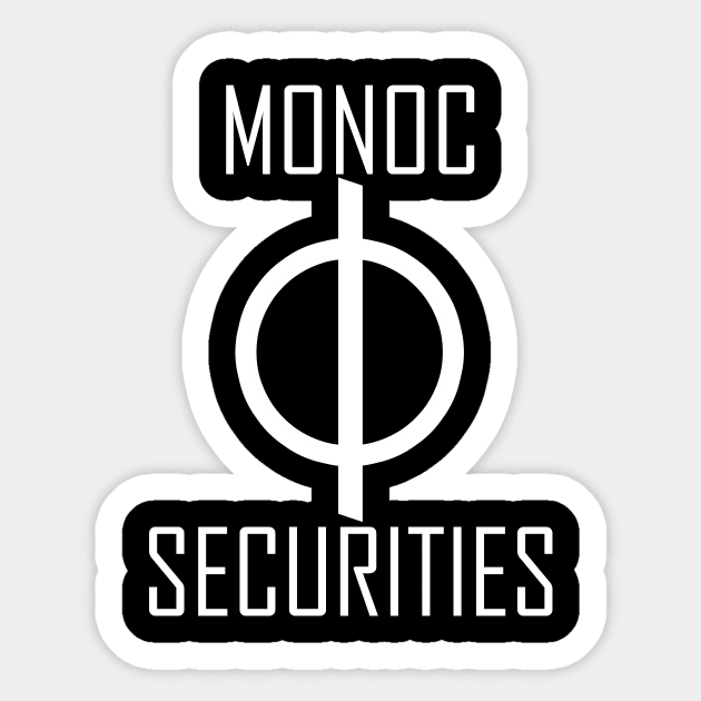 Monoc Securities (left breasted logo) Sticker by Basilisk